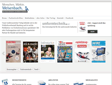 Tablet Screenshot of meisenbach.de